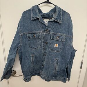 Carhartt Denim Button Down Jacket